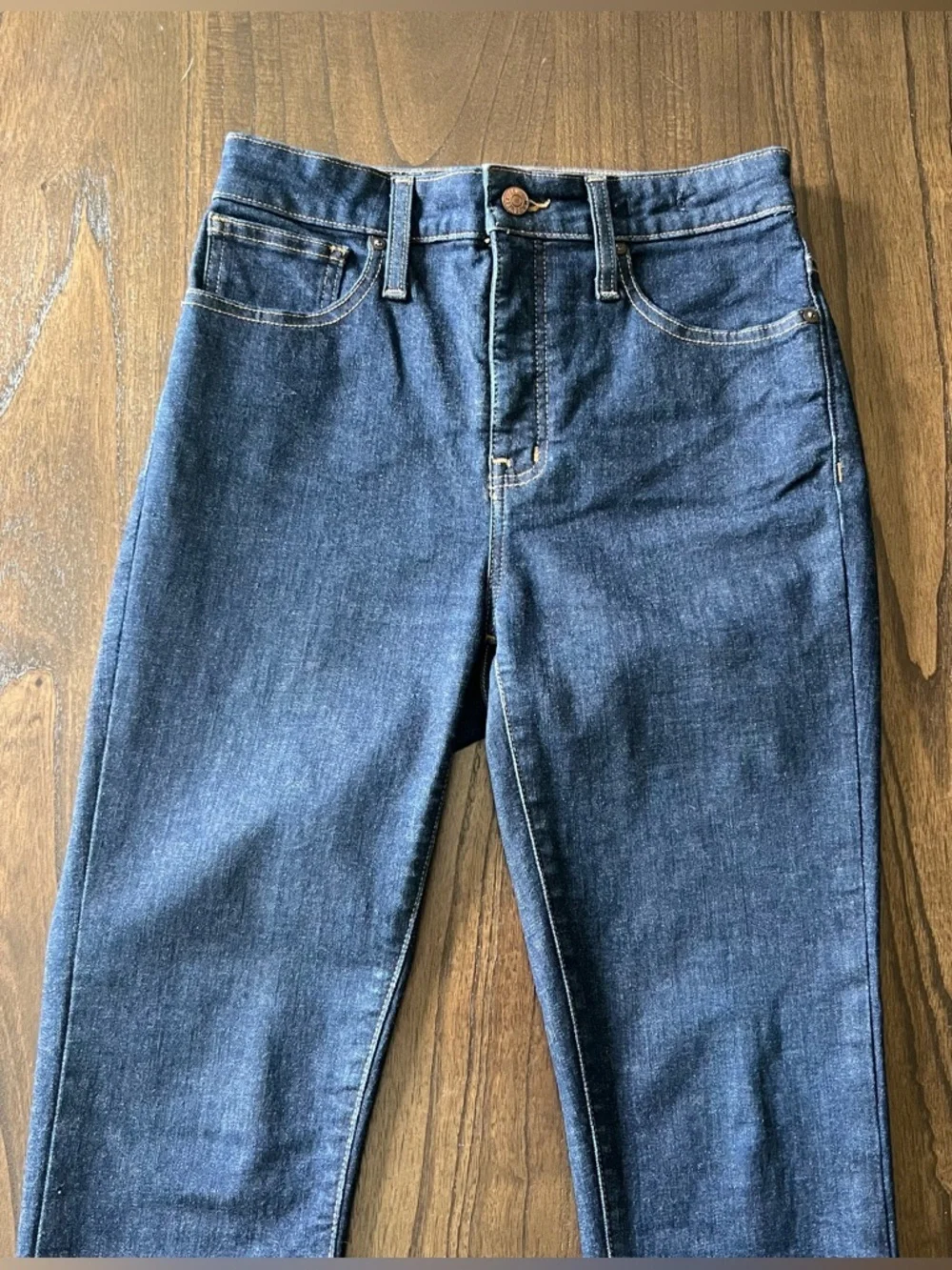 Madewell Indigo Blue “Curvy High-Rise Skinny”Jeans - 27 - Picture 4 of 6